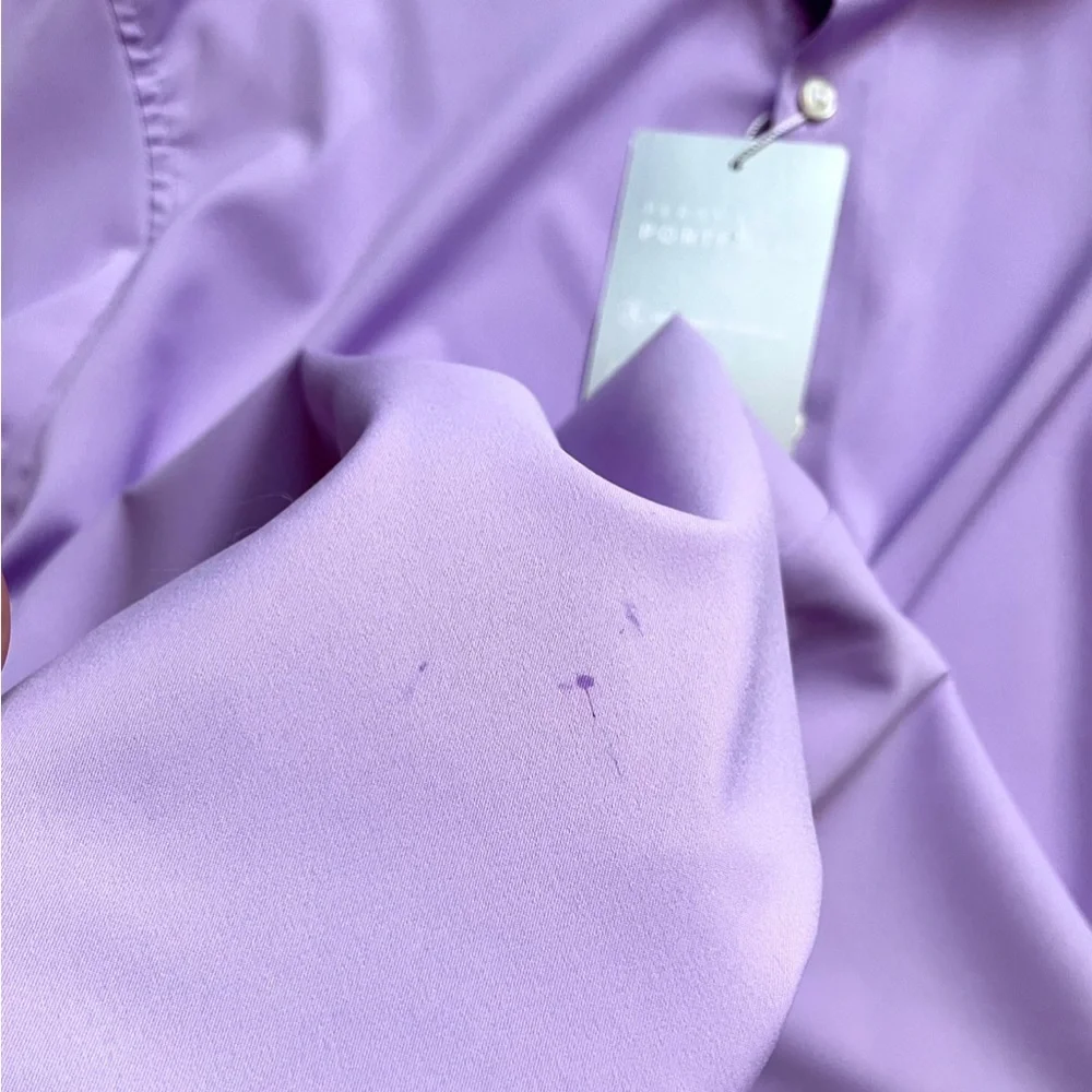 NWT Perry Ellis Slim Fit Non-Iron Tech Dress Shirt - Picture 6 of 6